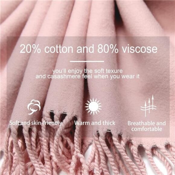 Women's Shawls Wraps Large Grey Pink - Picture 6 of 6